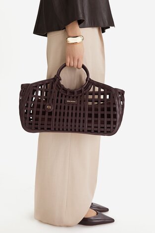 Сумка З Ремінцем Gino Rossi EO-LDA9109 ТЕМНО-КОРИЧНЕВИЙ