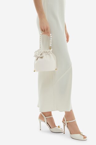 Сумка З Ремінцем Gino Rossi EO-ROSE-LA224-19454 БРУДНО-БІЛИЙ