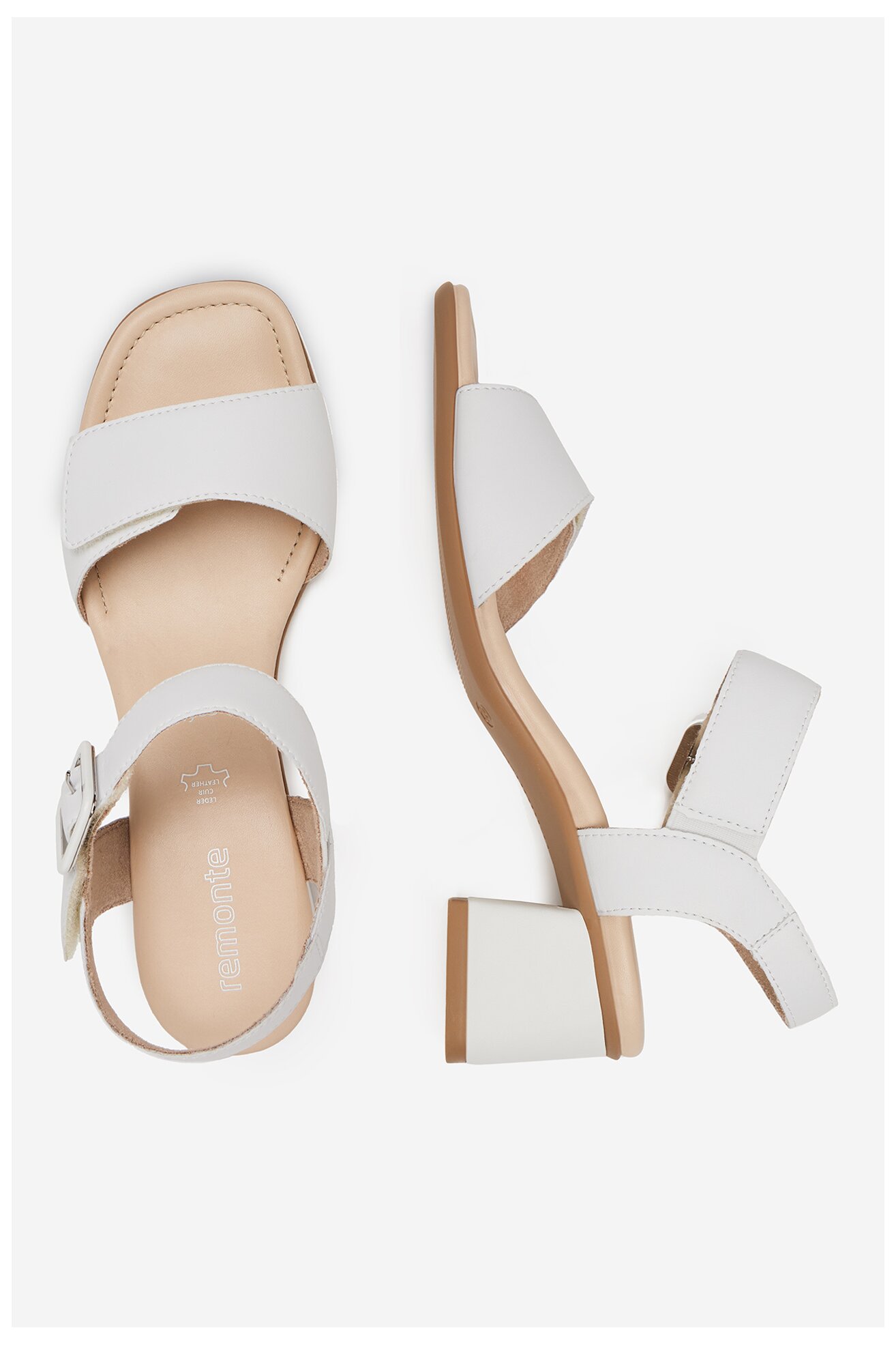 Sandały Remonte D1K51-80 Biały