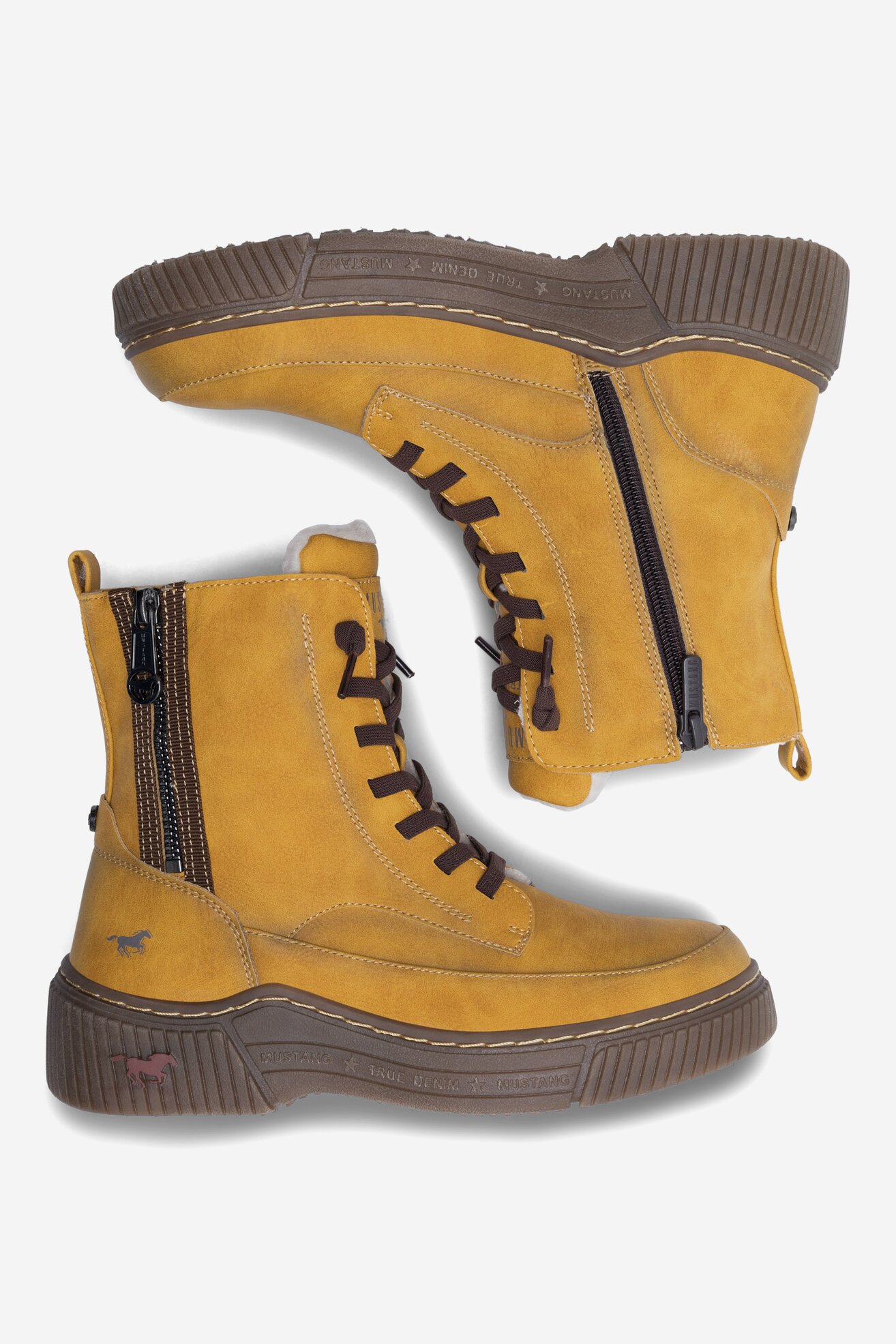 Trzewiki Mustang 1436-604 Żółty