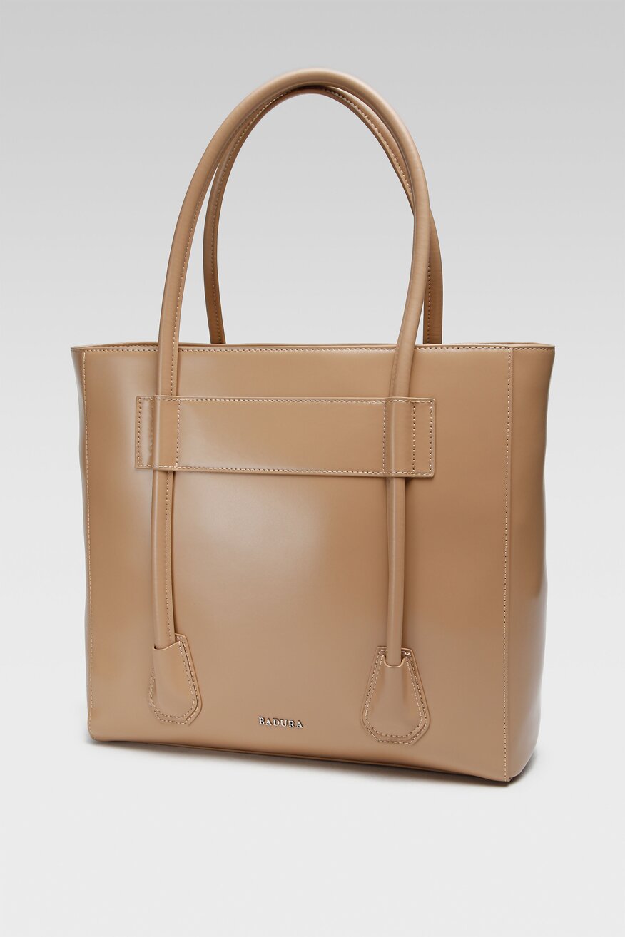 Badura - Torebka duża skórzana shopper - 5904248533267