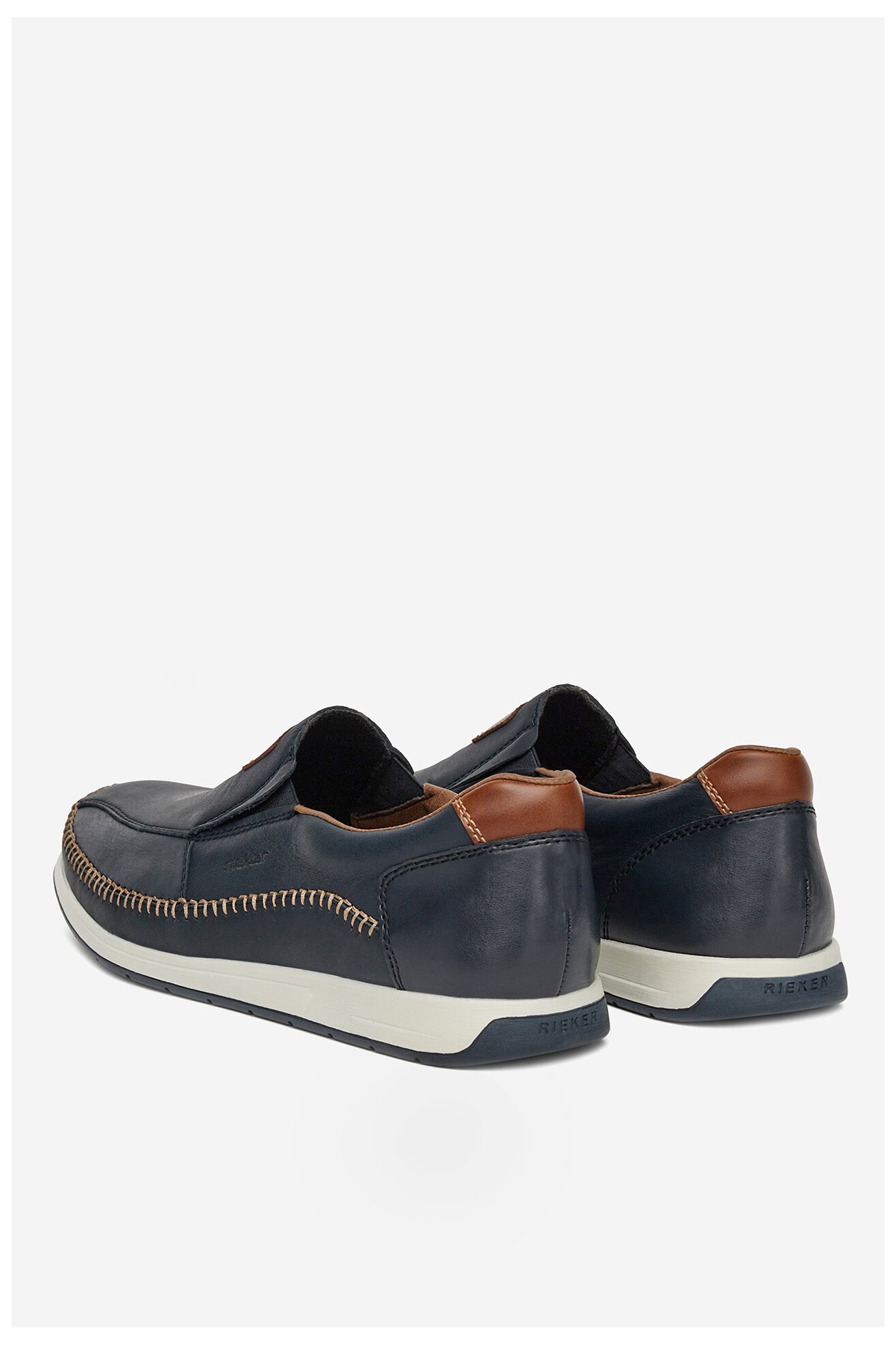 Polobotka Rieker 11962-14 TMAVĚ MODRÁ