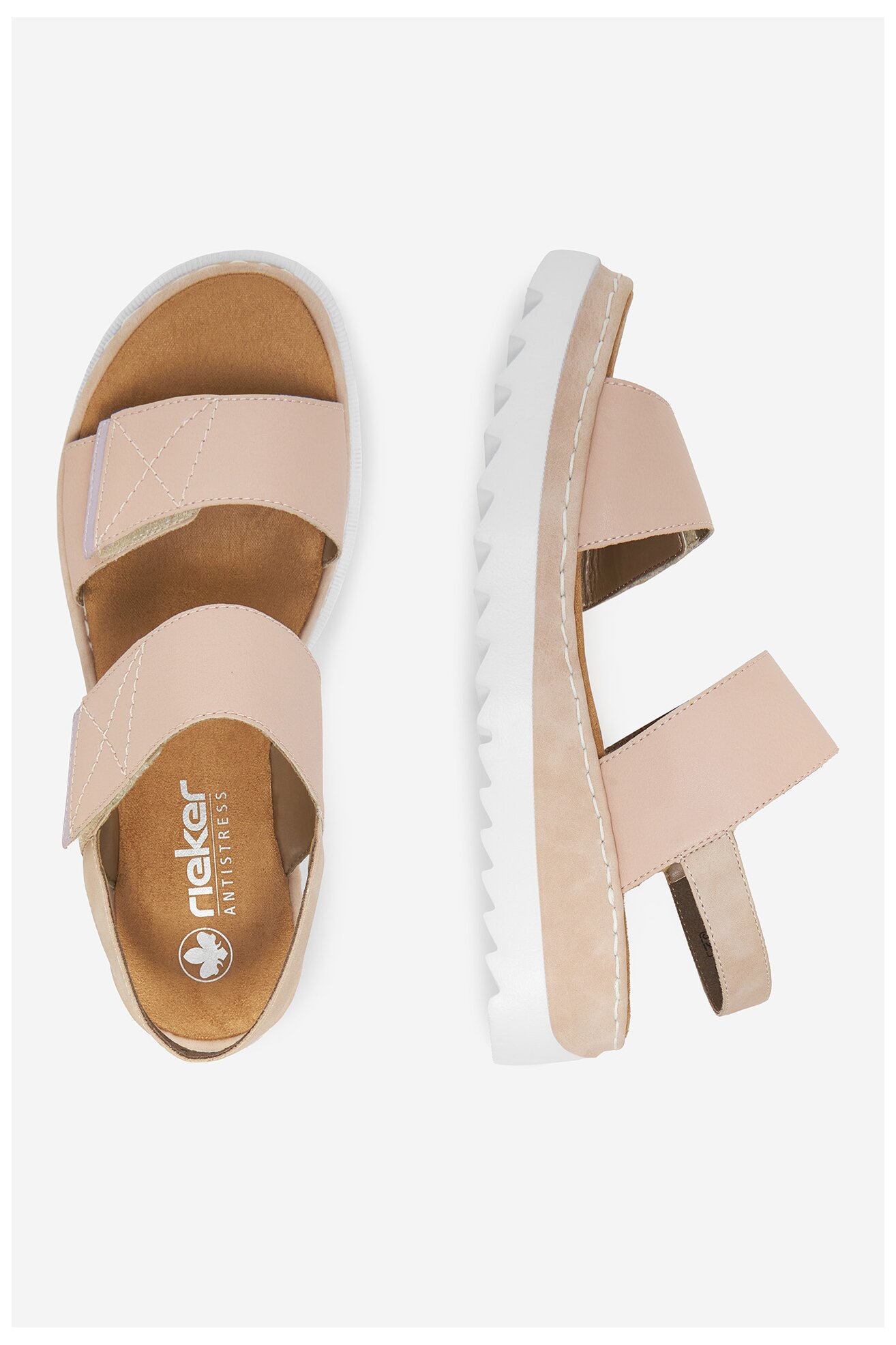 Sandały Rieker V4475-31 Beżowy