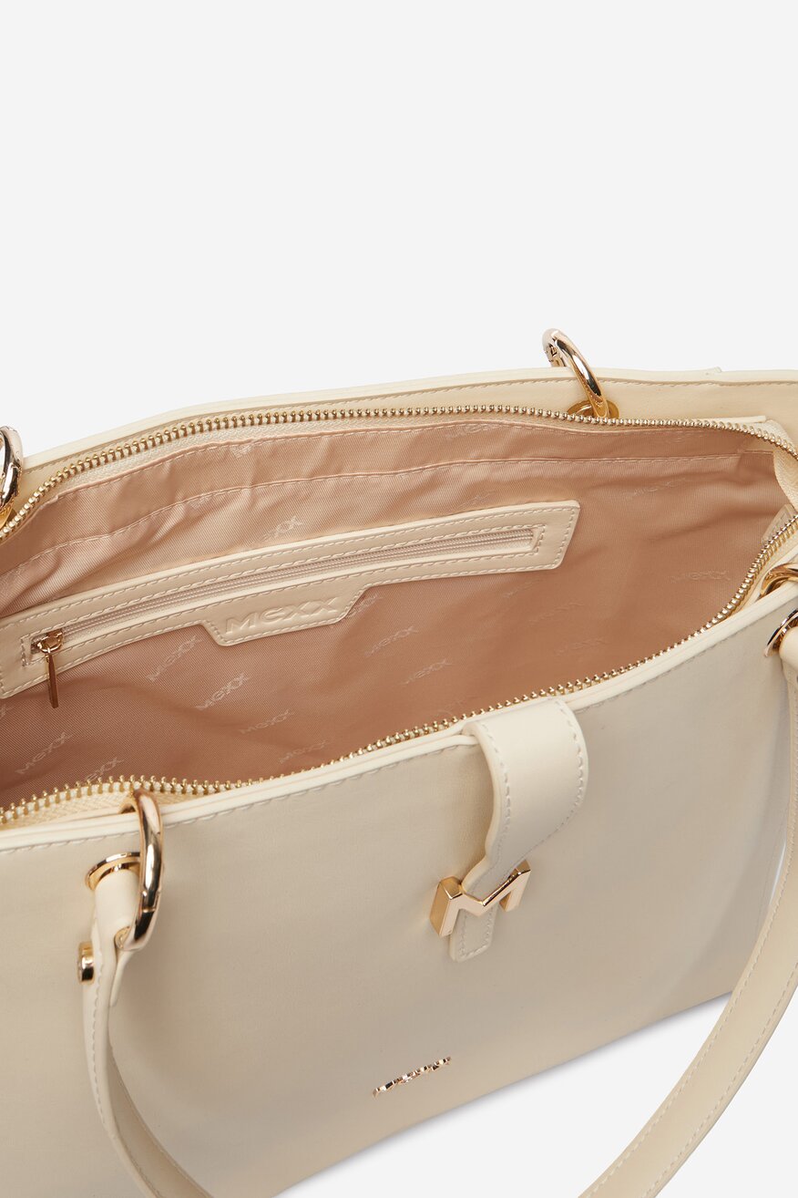 
                Дамска чанта Mexx СЛОНОВА КОСТ - 5906751554678