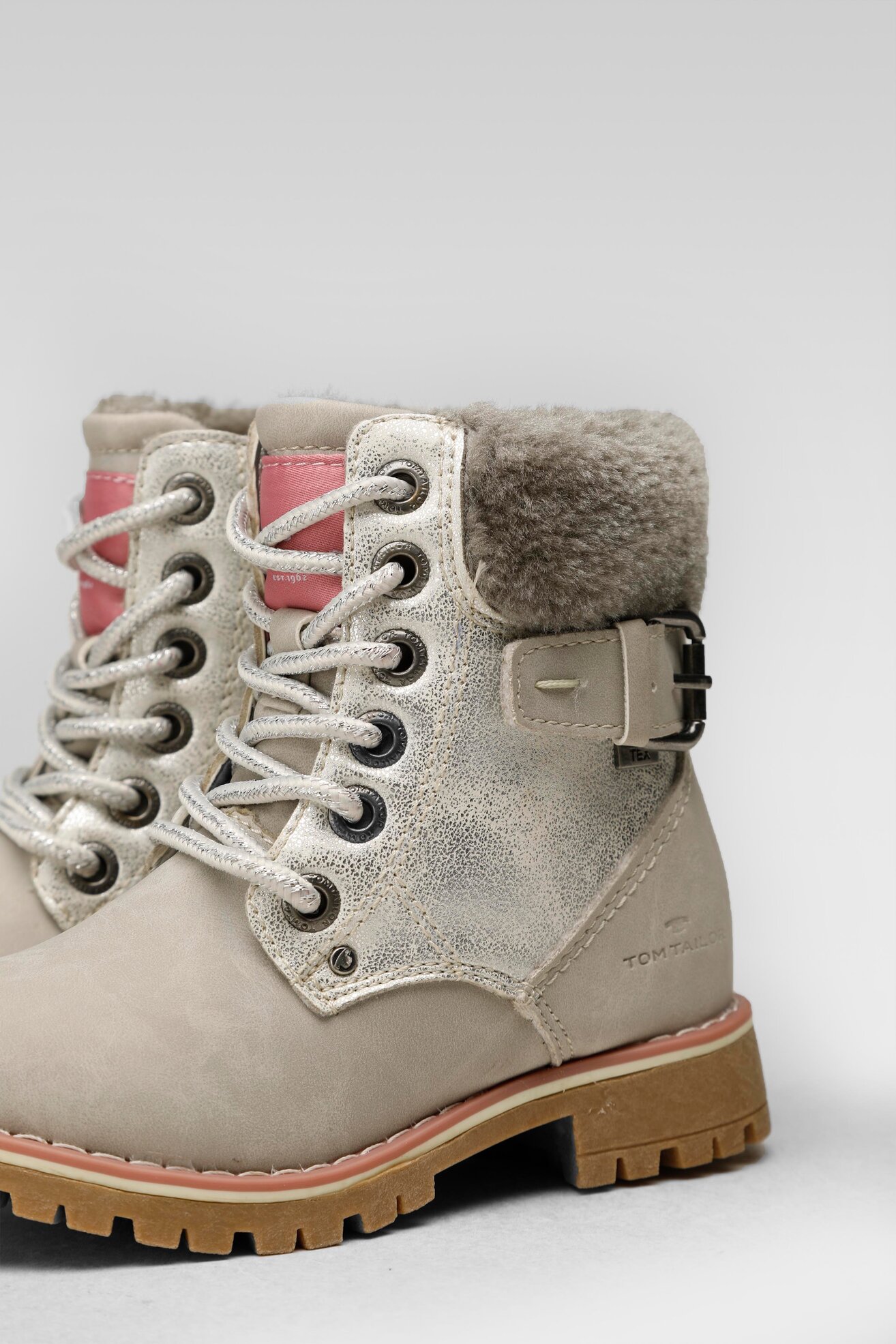 Trzewiki Tom Tailor 217081500 Szary