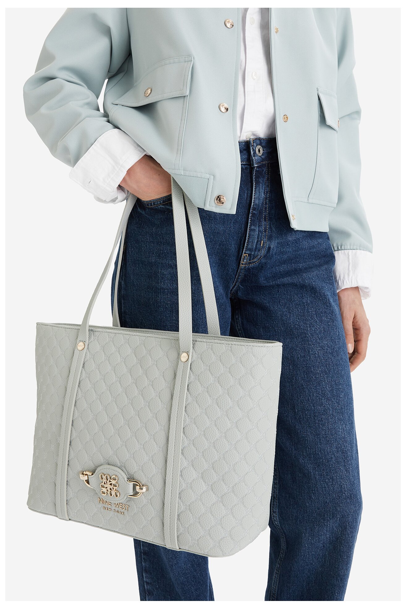 Сумка З Ремінцем NINE WEST EO-MERLA-LDA8446 ГОЛУБИЙ