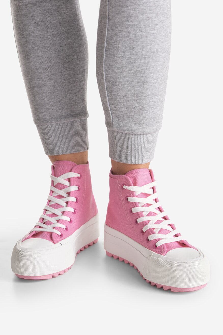 Jenny Fairy - Trampki wysokie na platformie - 5905588891789