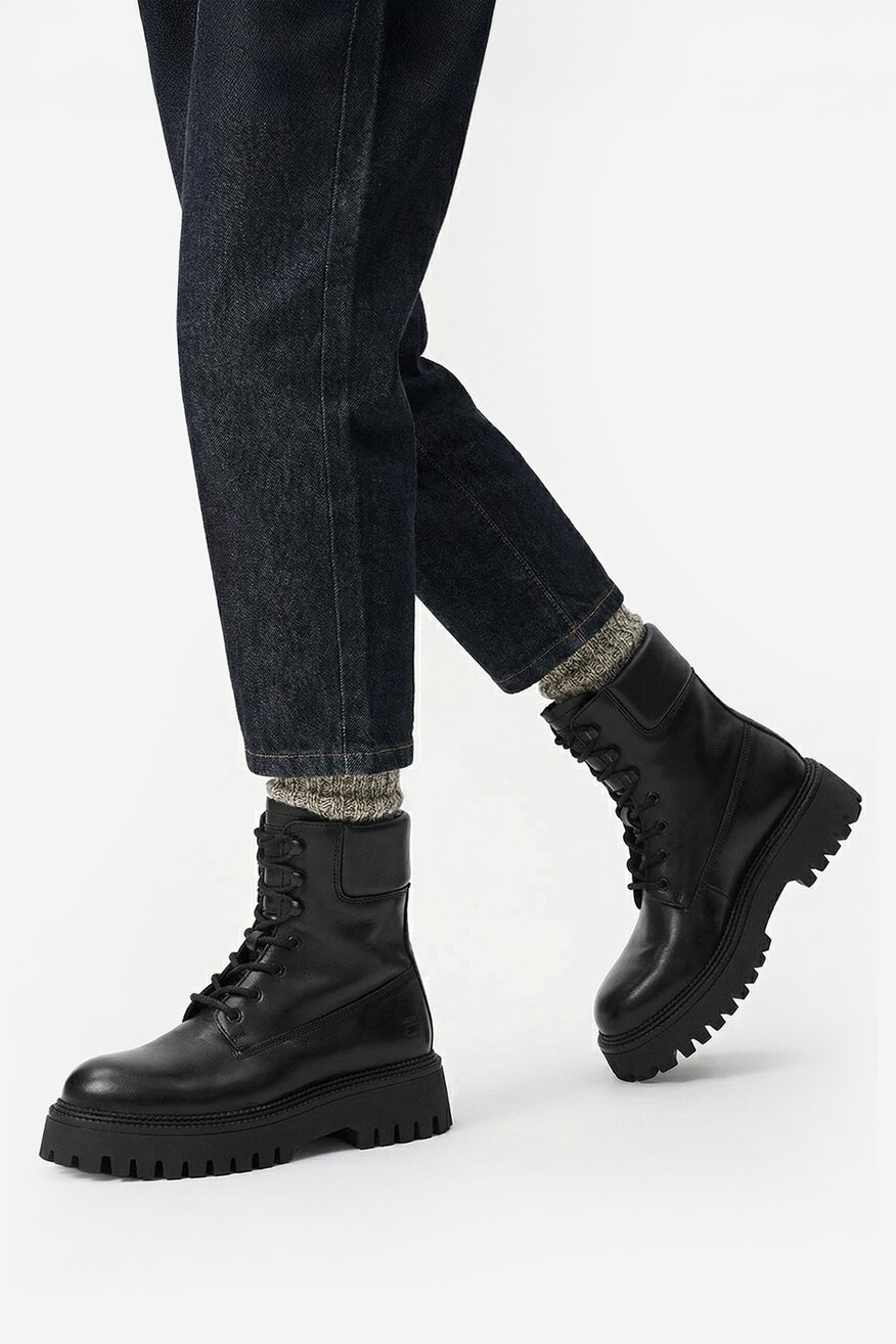 
                G-STAR RAW - Trzewiki skórzane ocieplane - 5906751314012