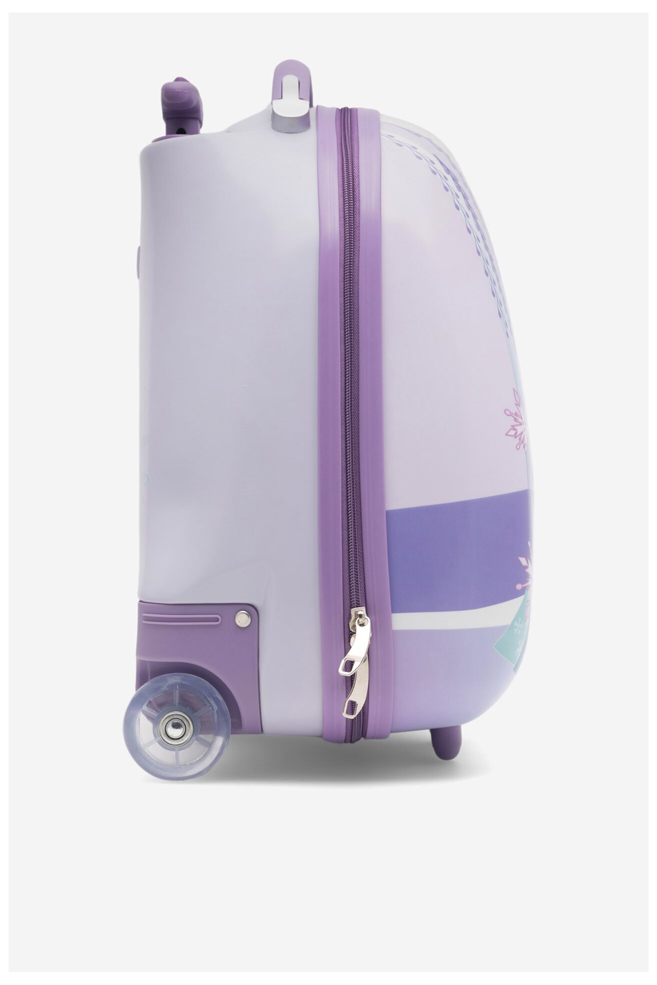 Walizka Frozen ACCCS-AW23-224DFR-J. Fioletowy