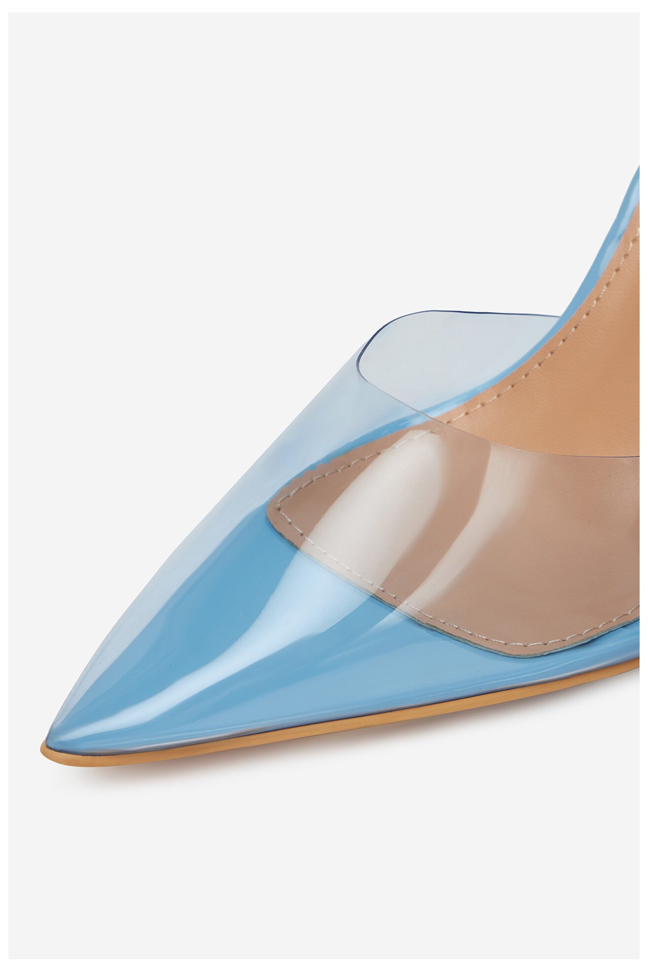 Pantofi cu toc DeeZee ZALHT-02 BLUE PU ALBASTRU