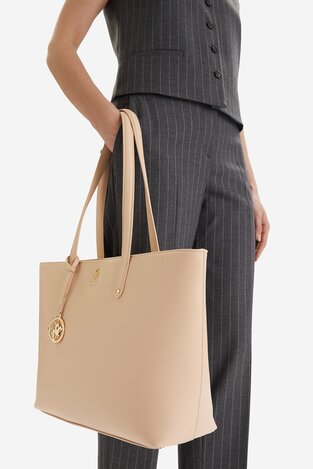 Сумка З Ремінцем Beverly Hills Polo Club CEO-BHPC-L-009-09 БЕЖЕВИЙ