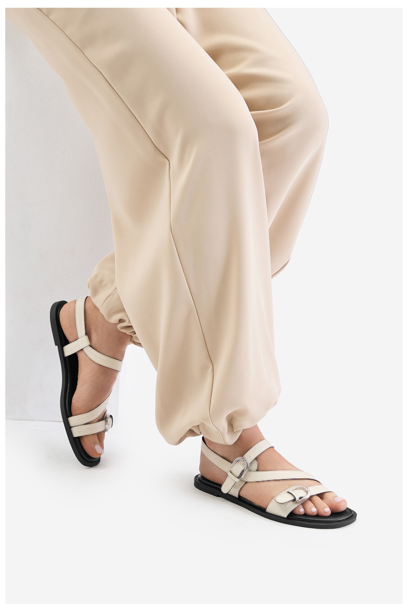 Sandały Jenny CEO-WS6700-01 Kremowy