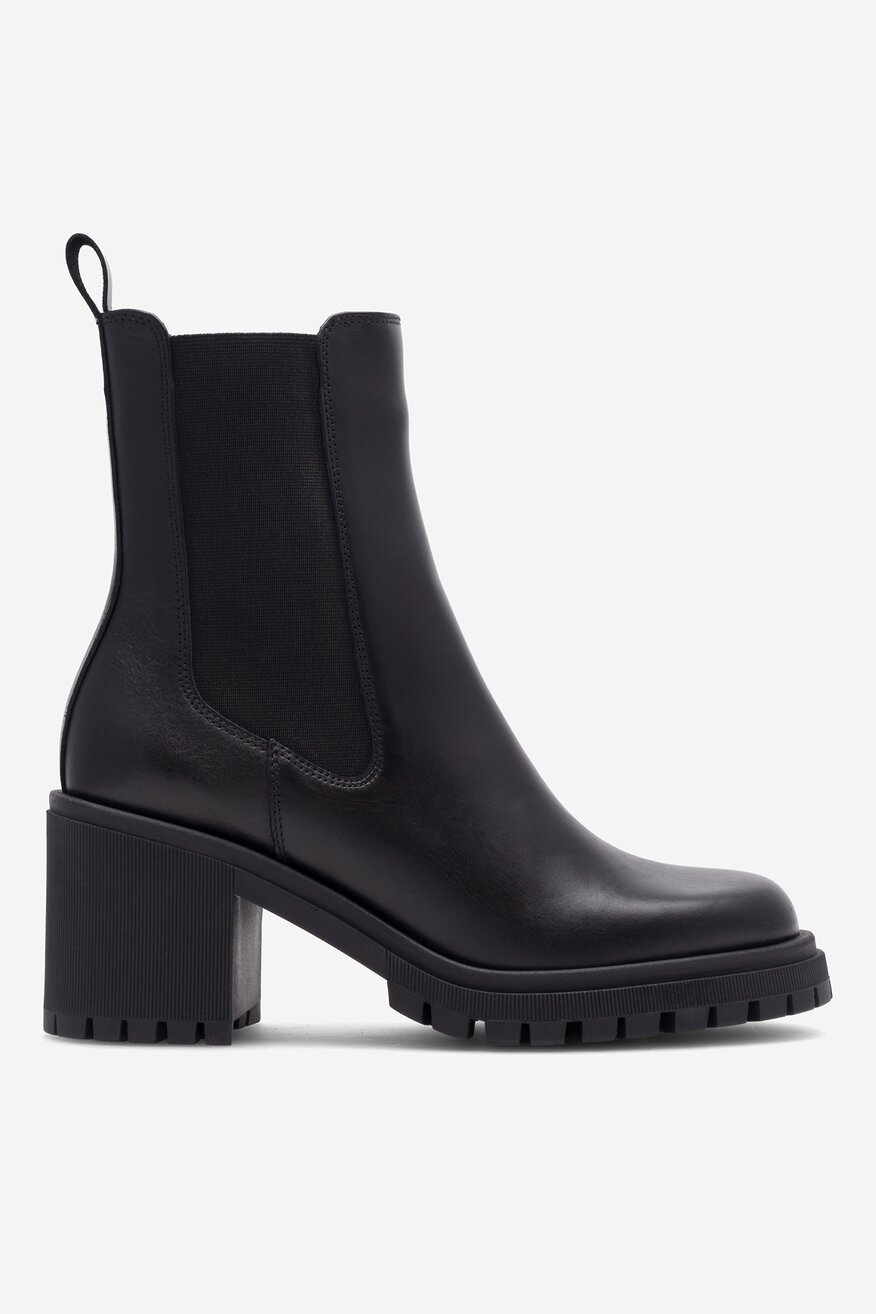 Badura - Skórzane botki - 5905588106517