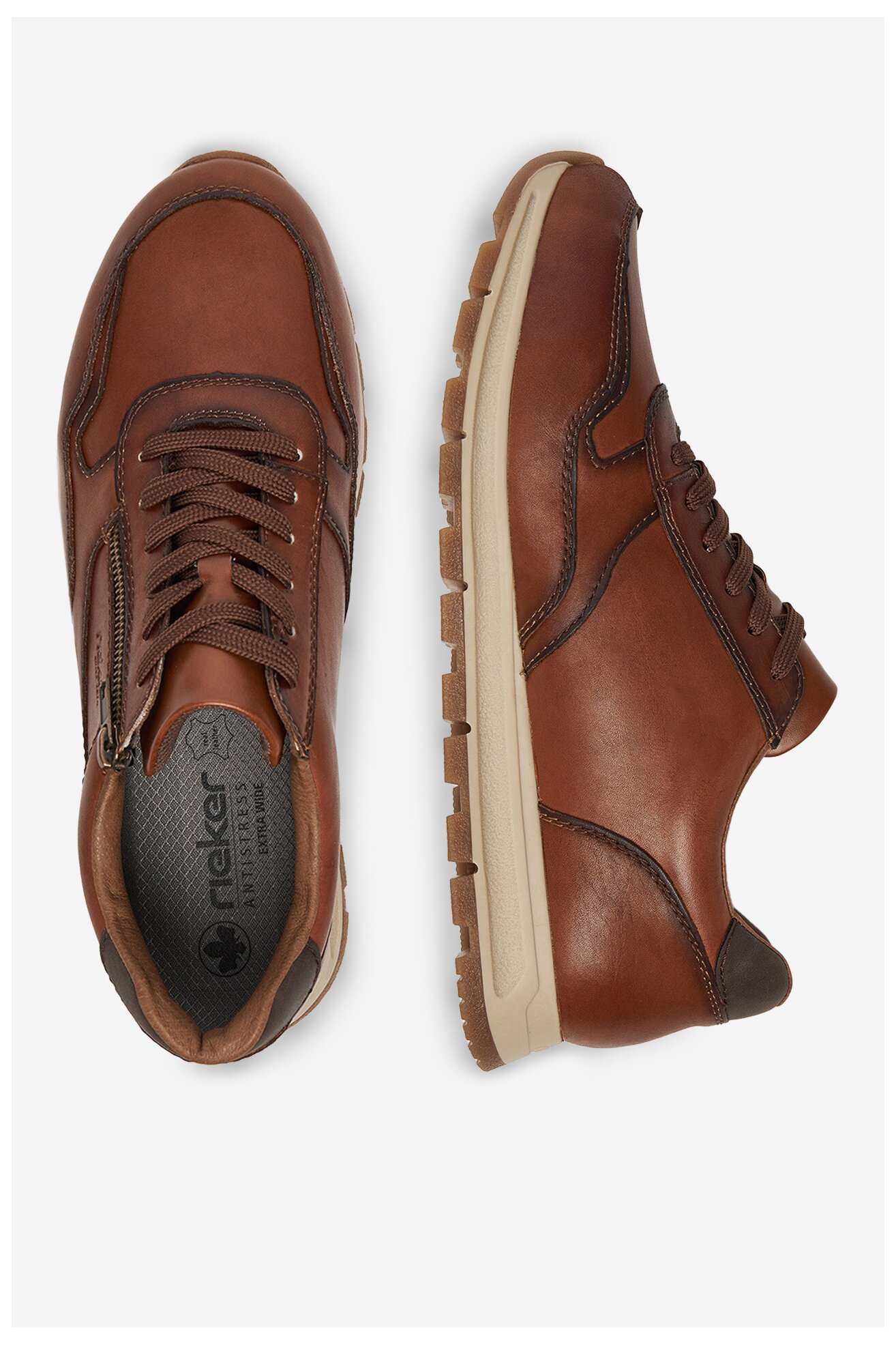 Половинки обувки Rieker B0504-24 КАФЯВ