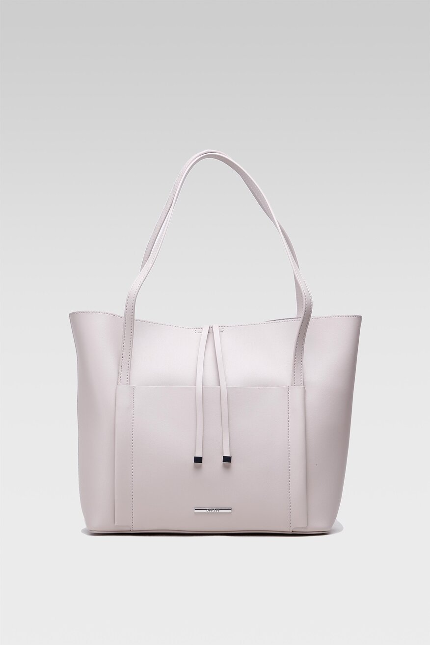 
                DeeZee - Torebka shopper pastelowa beżowa - 5904248524326