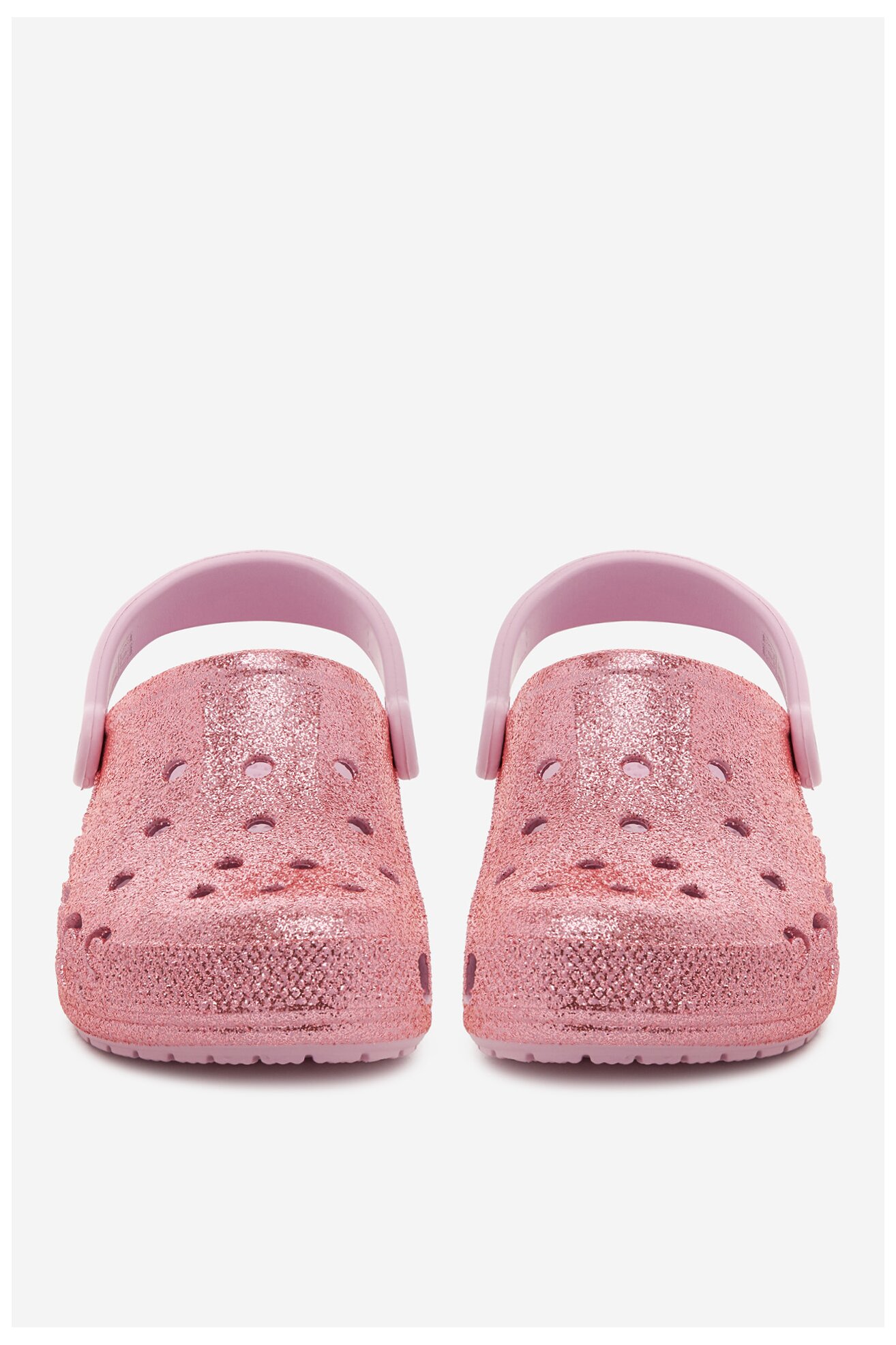 Klapki basenowe Crocs C-BAYA GLITTER CLOG 205925-6GD Różowy