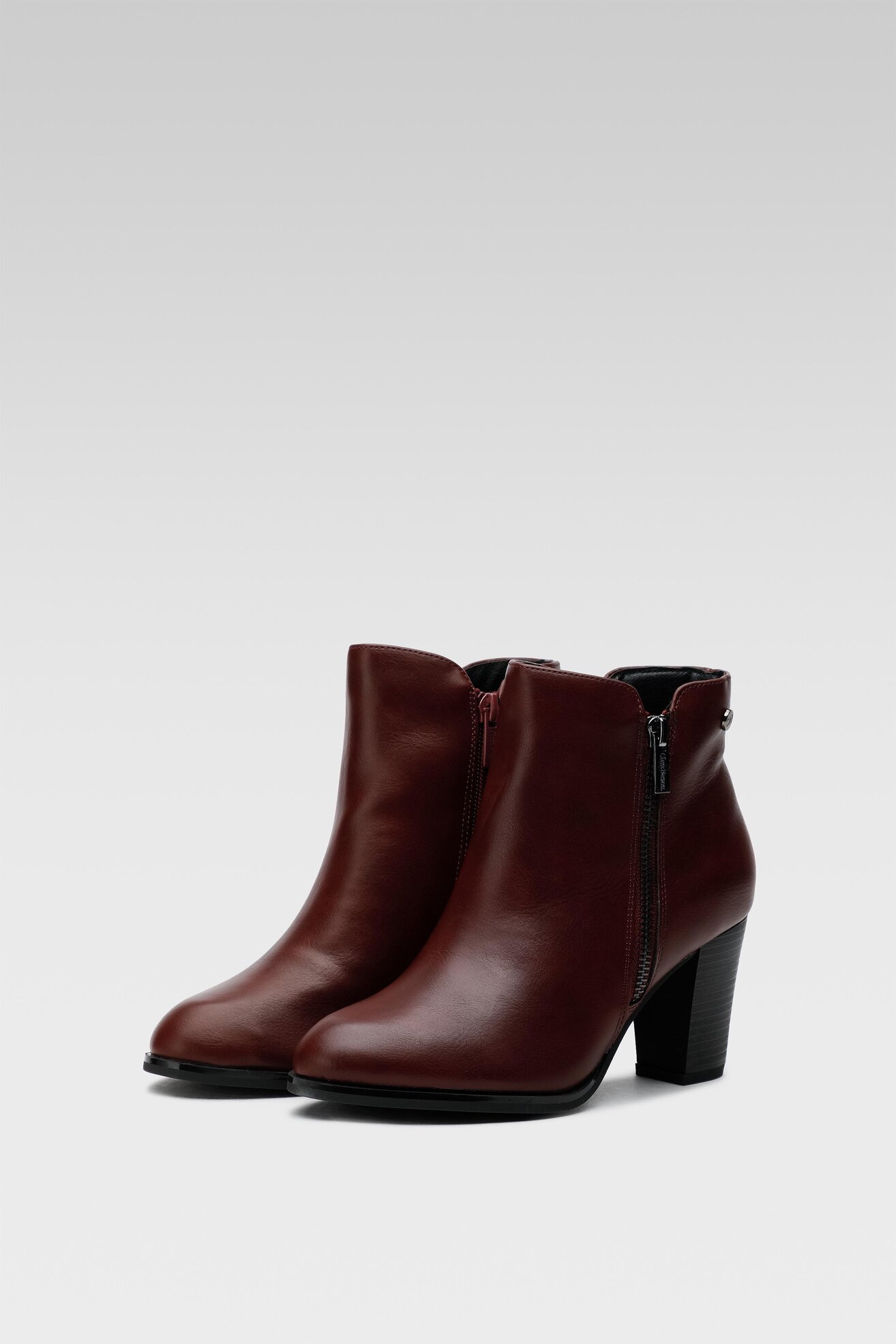 Botki Clara Barson WYL3207-2 Bordowy