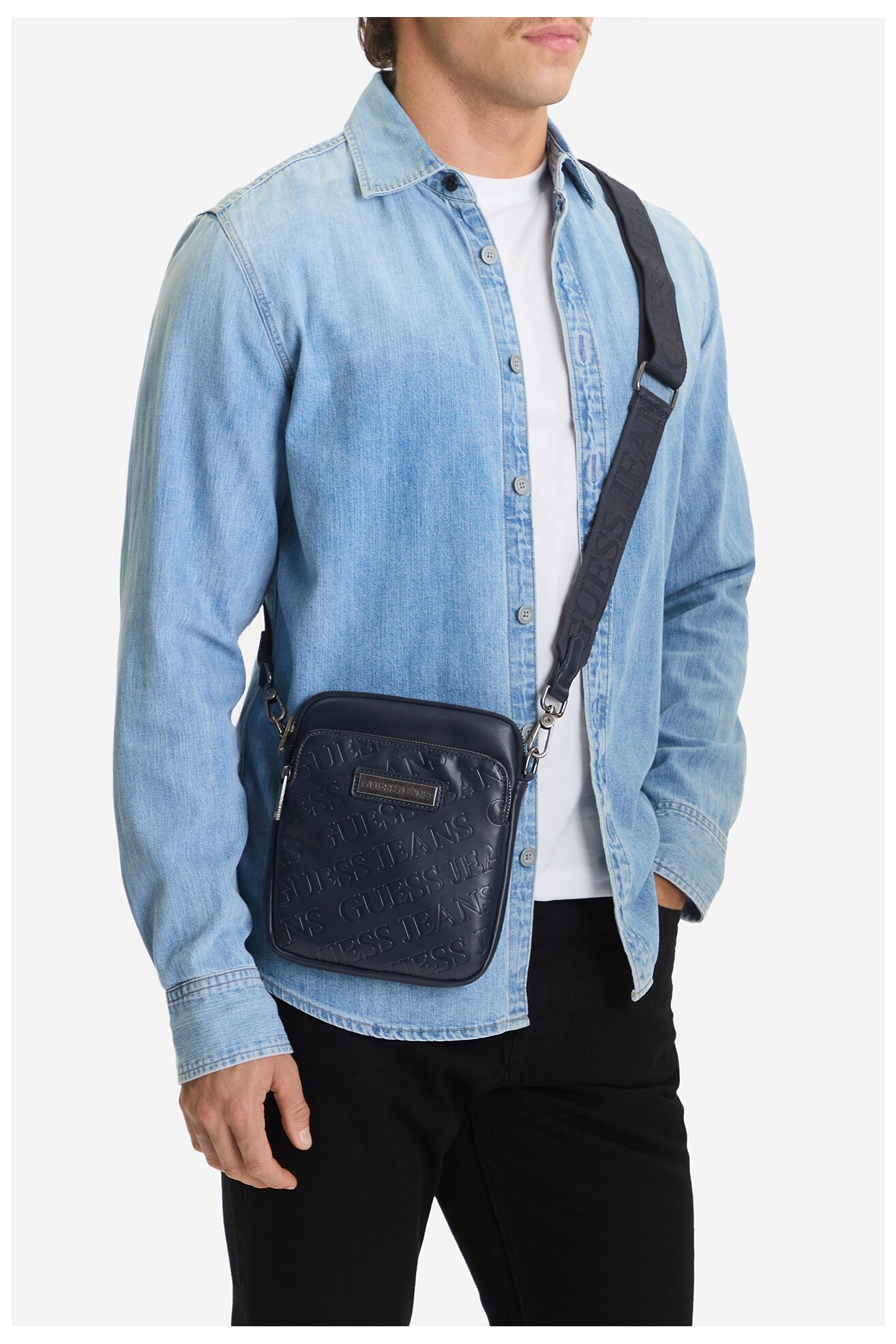 Muška torba GUESS JEANS CWBEO-GUESS-B-003-09 KOBALT PLAVA