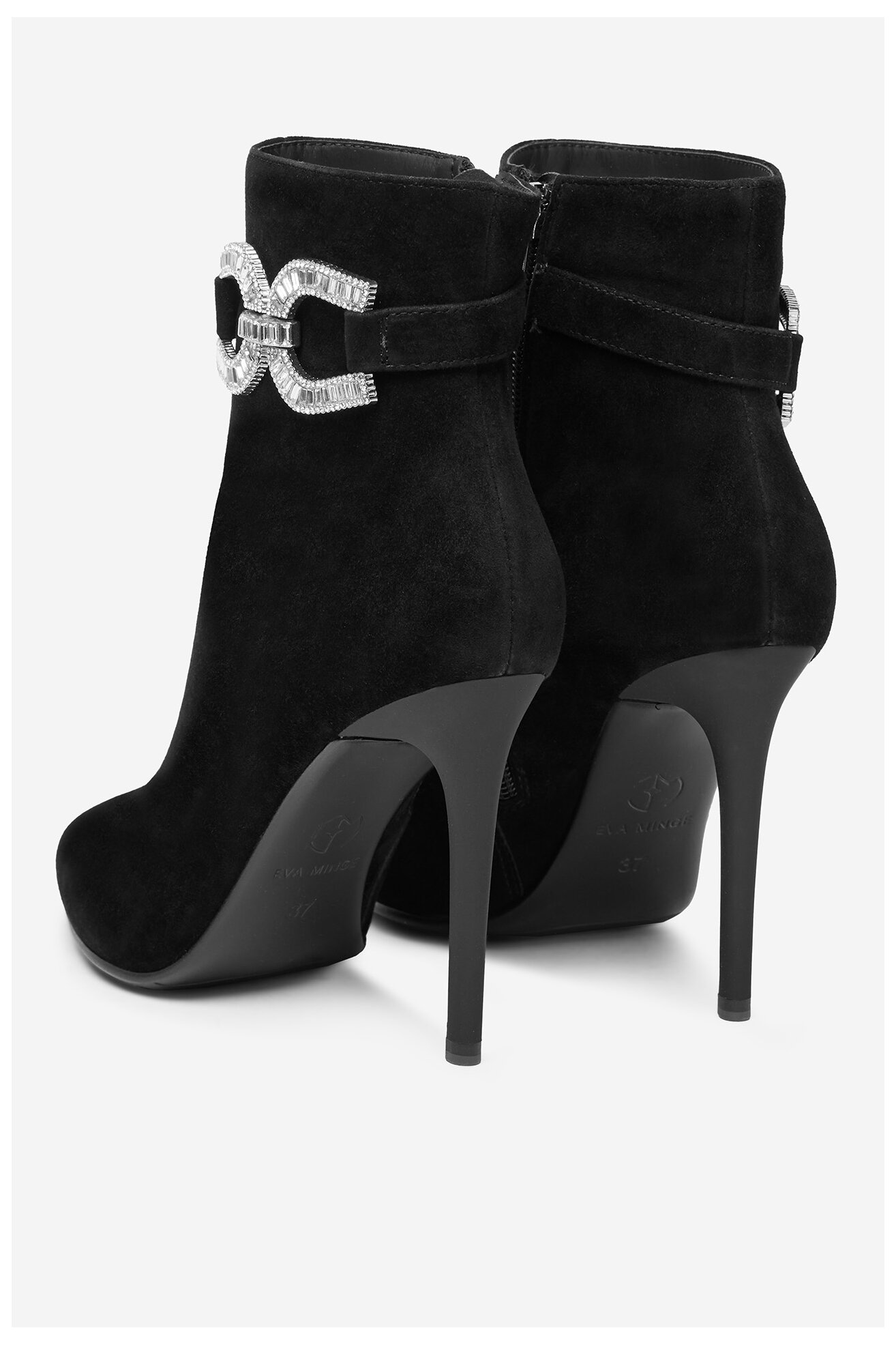 Botki EVA MINGE EO-ELENA-E327-20B-R019 Czarny