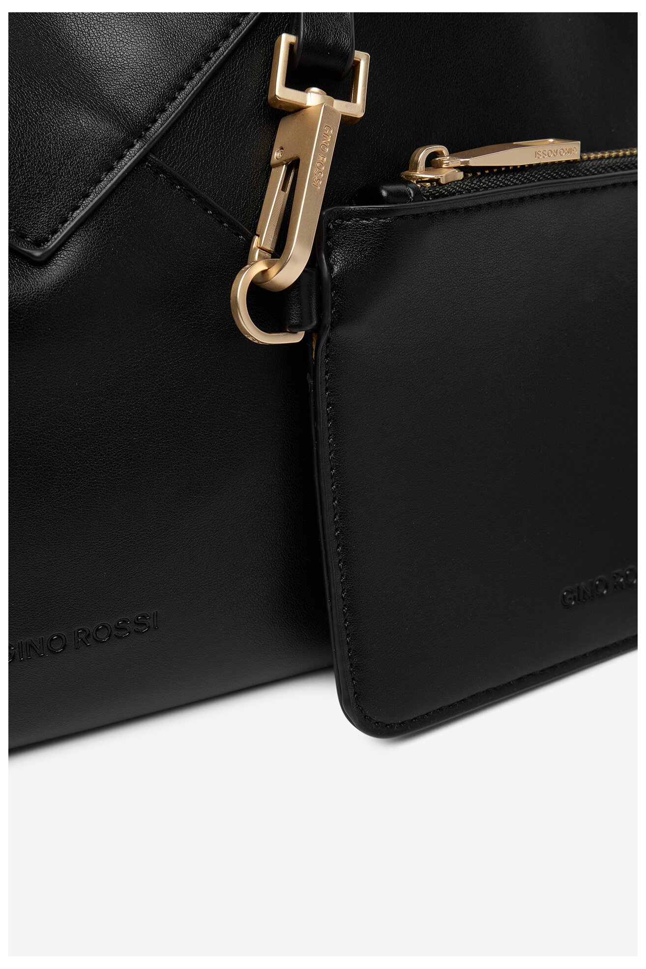 Сумка З Ремінцем Gino Rossi C-LDA7826 ЧОРНИЙ