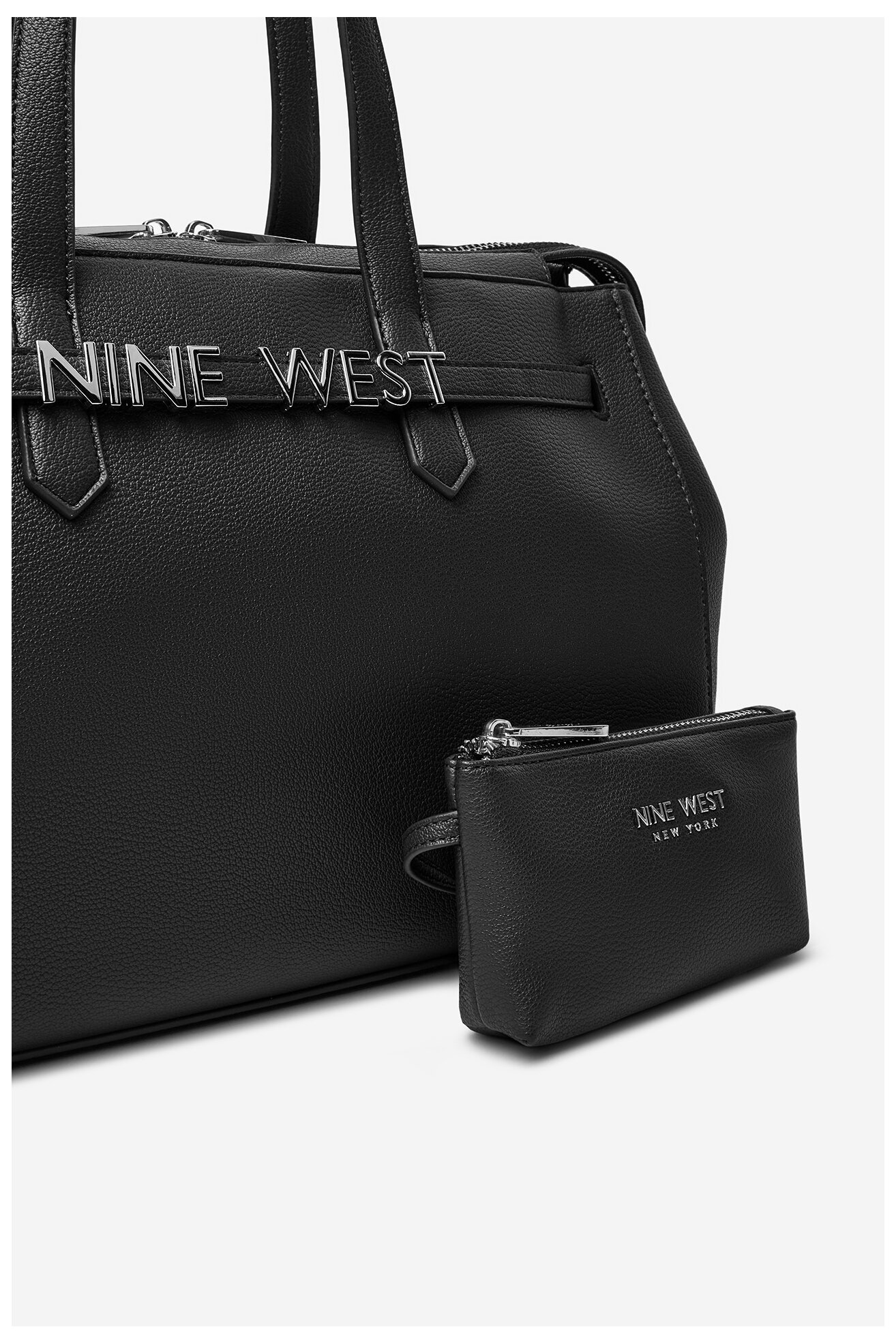 Geantă de mână NINE WEST EO-MANHATTAN-MUSE-I-LX10192 NEGRU