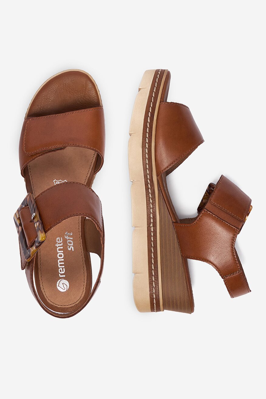 
                Remonte - Sandały skórzane - 5906751790069