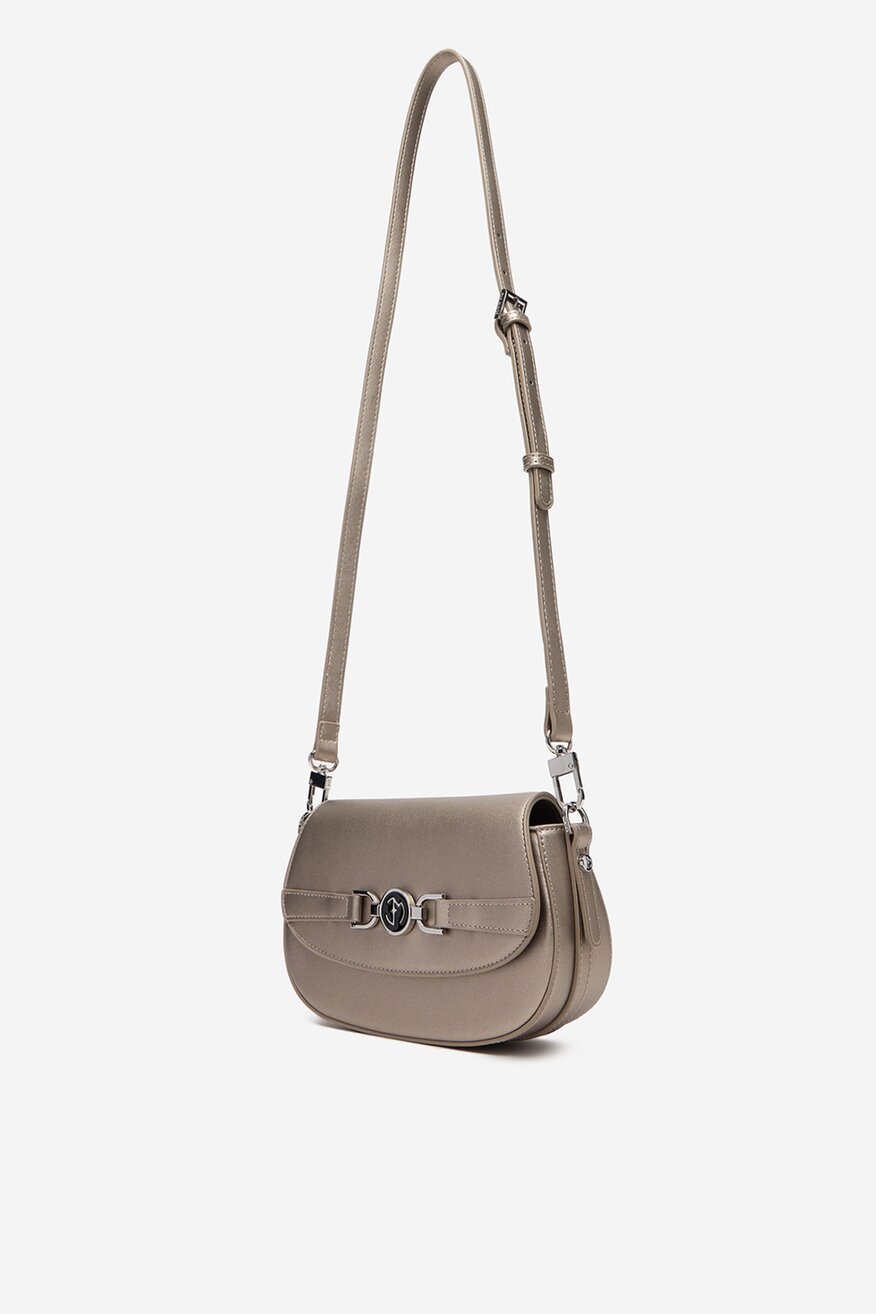 Дамска чанта EVA MINGE СРЕБРИСТ - 5906751330654