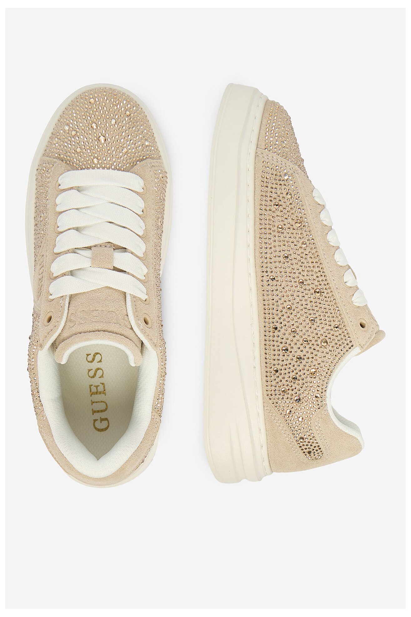 Кросівки GUESS EO-25KC1006 ТЕМНО-БЕЖЕВИЙ