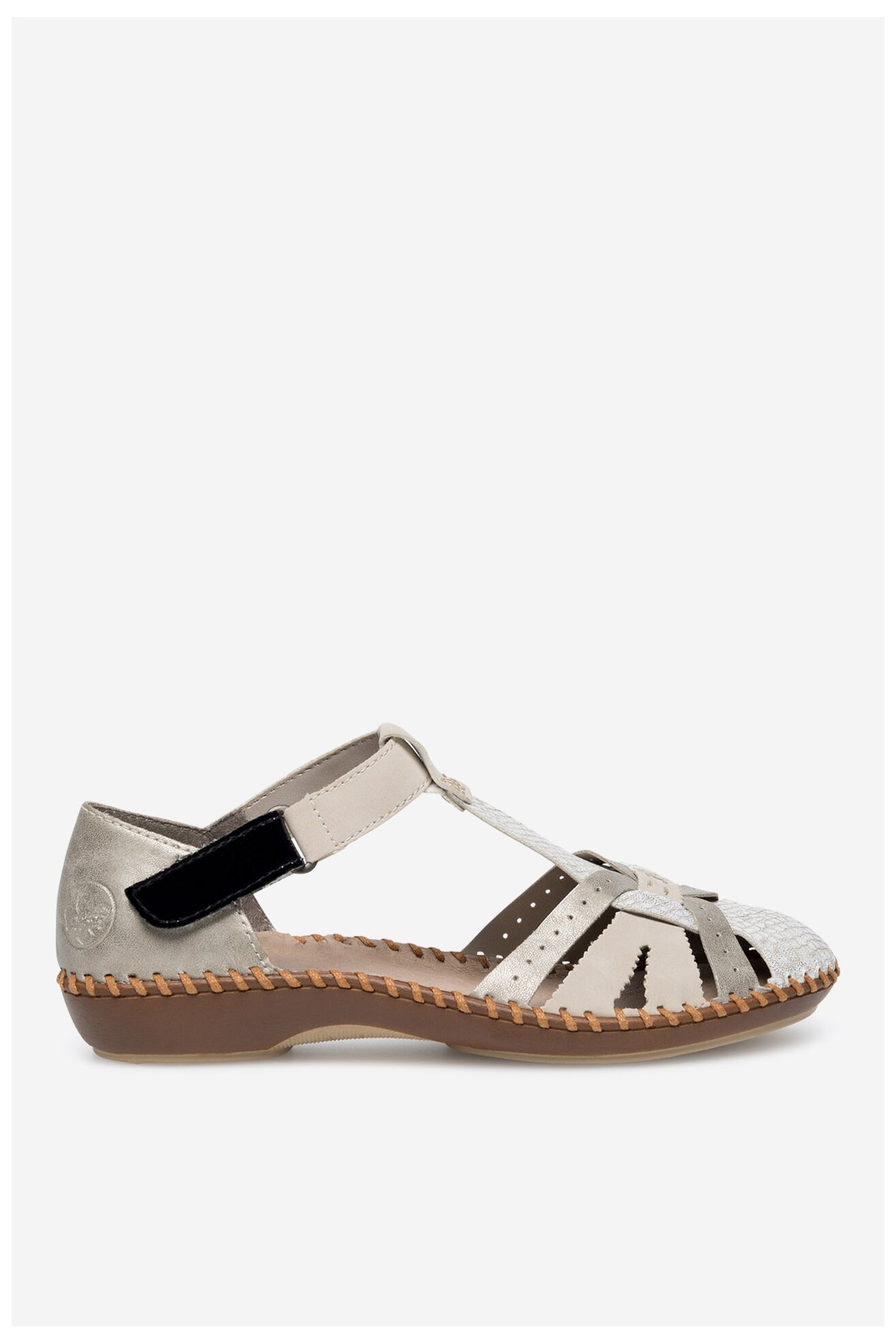 Sandały Rieker M1650-60 Beżowy