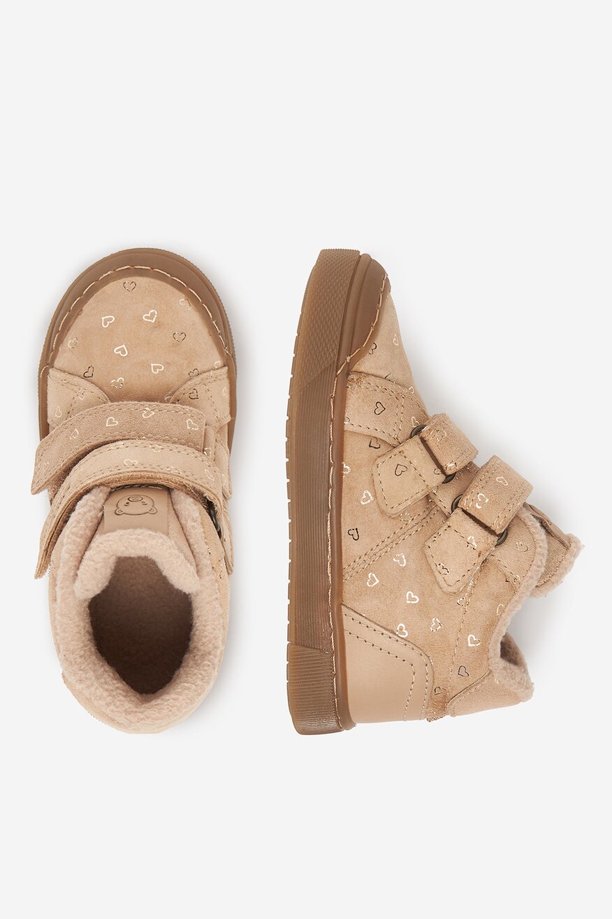 Šněrovací vyšší obuv Lasocki Kids BÉŽOVÁ - 5906751213186