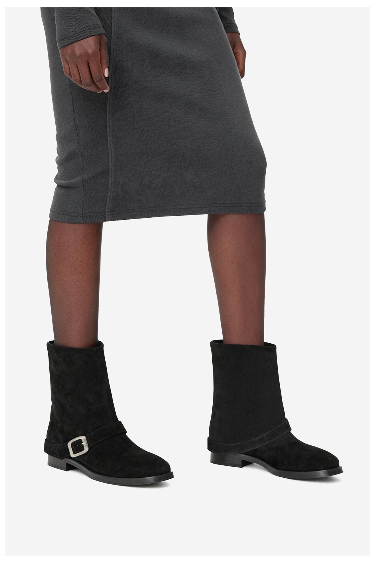 Bokacsizma G-STAR RAW EO-UMIT-LT24198D-601 FEKETE