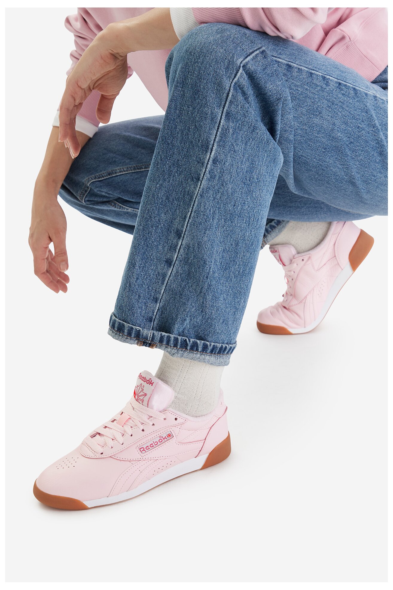 Sportcipő Reebok EO-F/S LO 100263619 RÓZSASZÍN