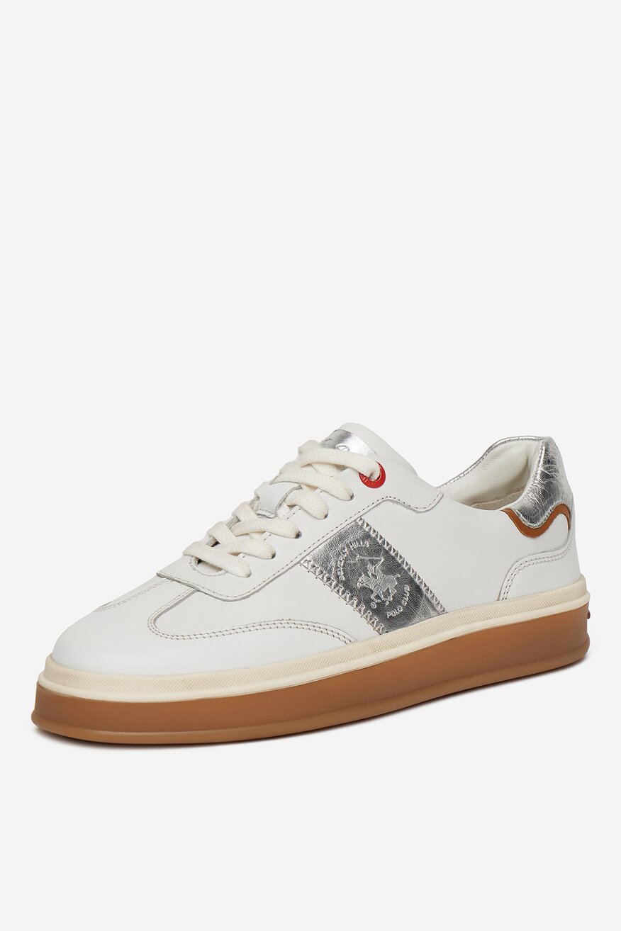 Sneakerși Beverly Hills Polo Club ALB - 5906751106808