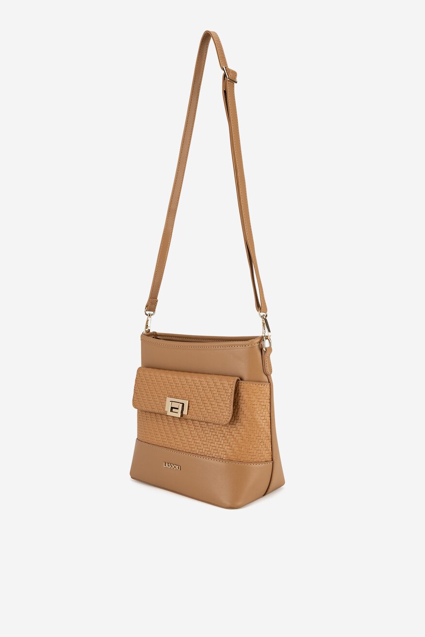 Дамска чанта Lasocki КАМЕЛ - 5903419908170