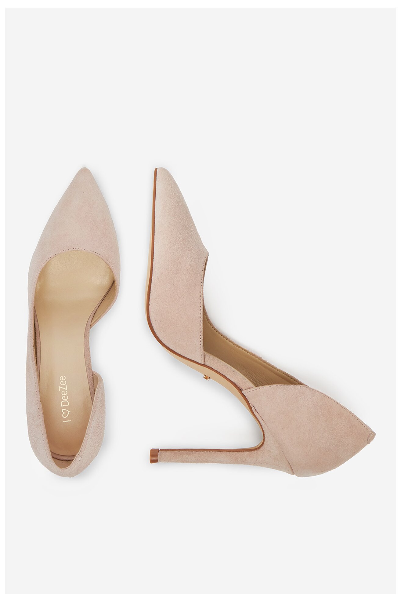 Pantofi cu toc DeeZee DZ-09A BEJ