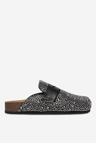 Шльопанець EVA MINGE PERPETUE-24SS03 СРІБНИЙ