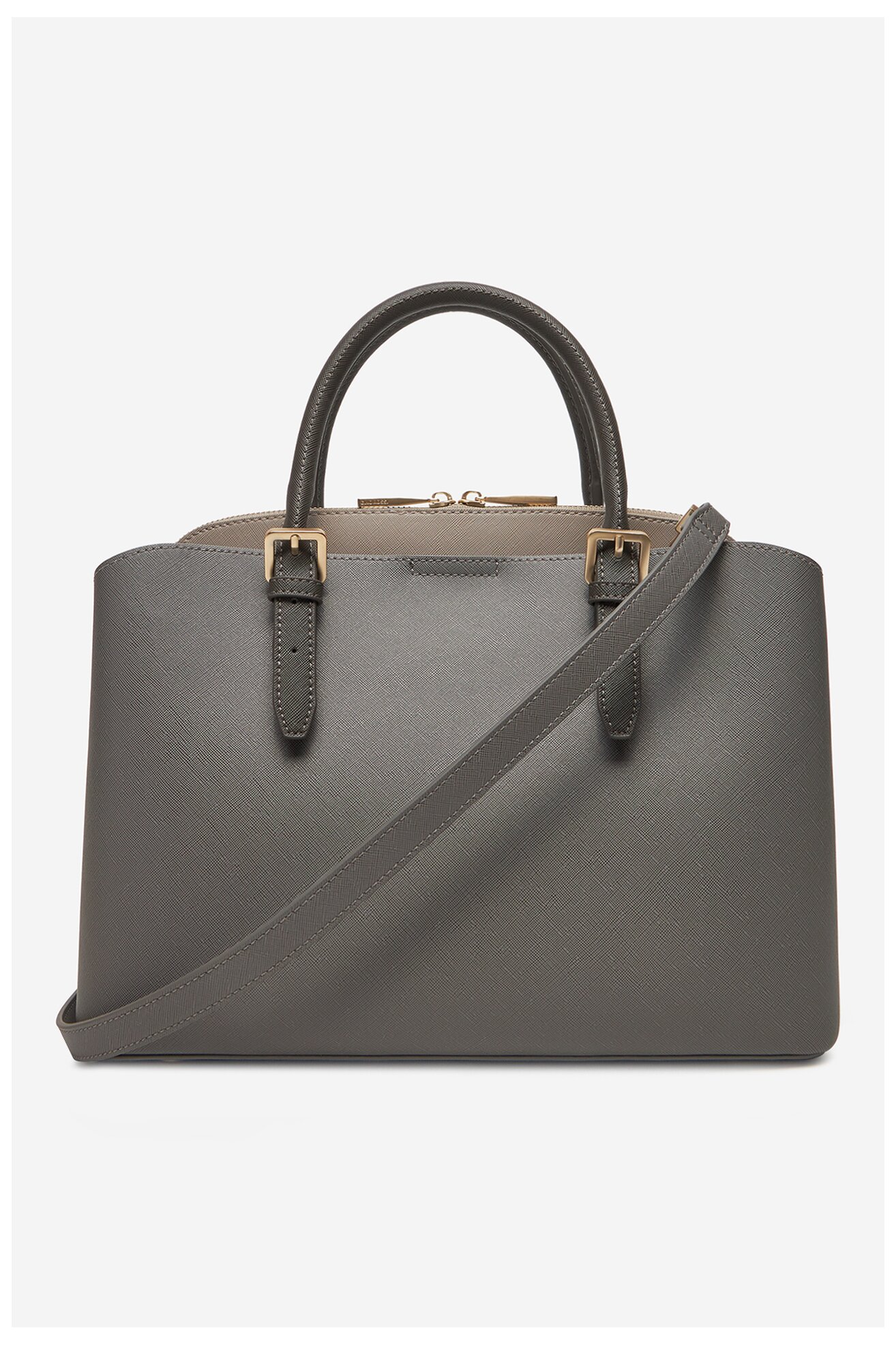 Kézitáska Gino Rossi RC-9694 SÖTÉTSZÜRKE