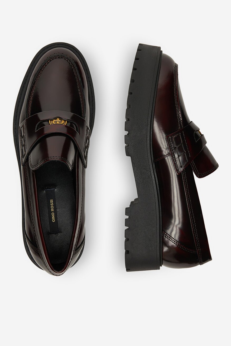Gino Rossi - Loafersy skórzane - 5906751373699
