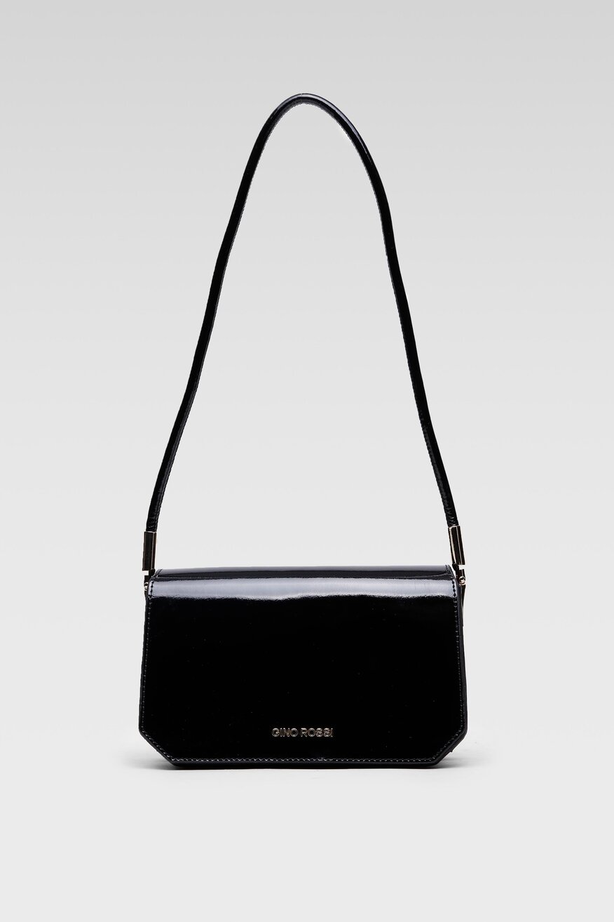 
                Gino Rossi - Torebka skórzana czarna - 5904248078997
