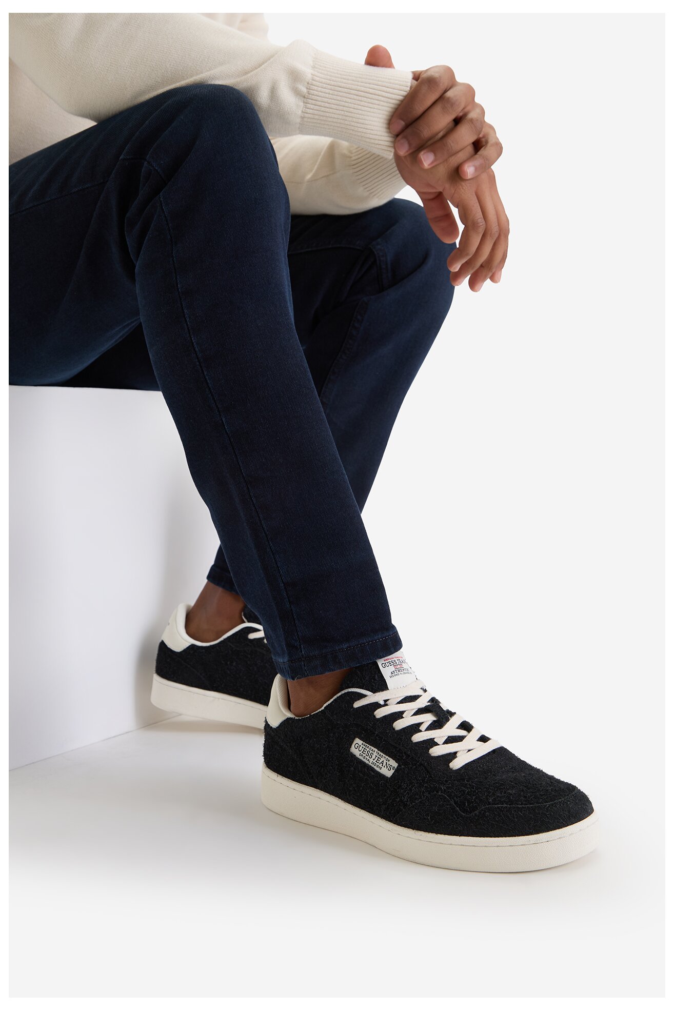 Sneakers GUESS JEANS EO-LUNARI-02 WE Czarny