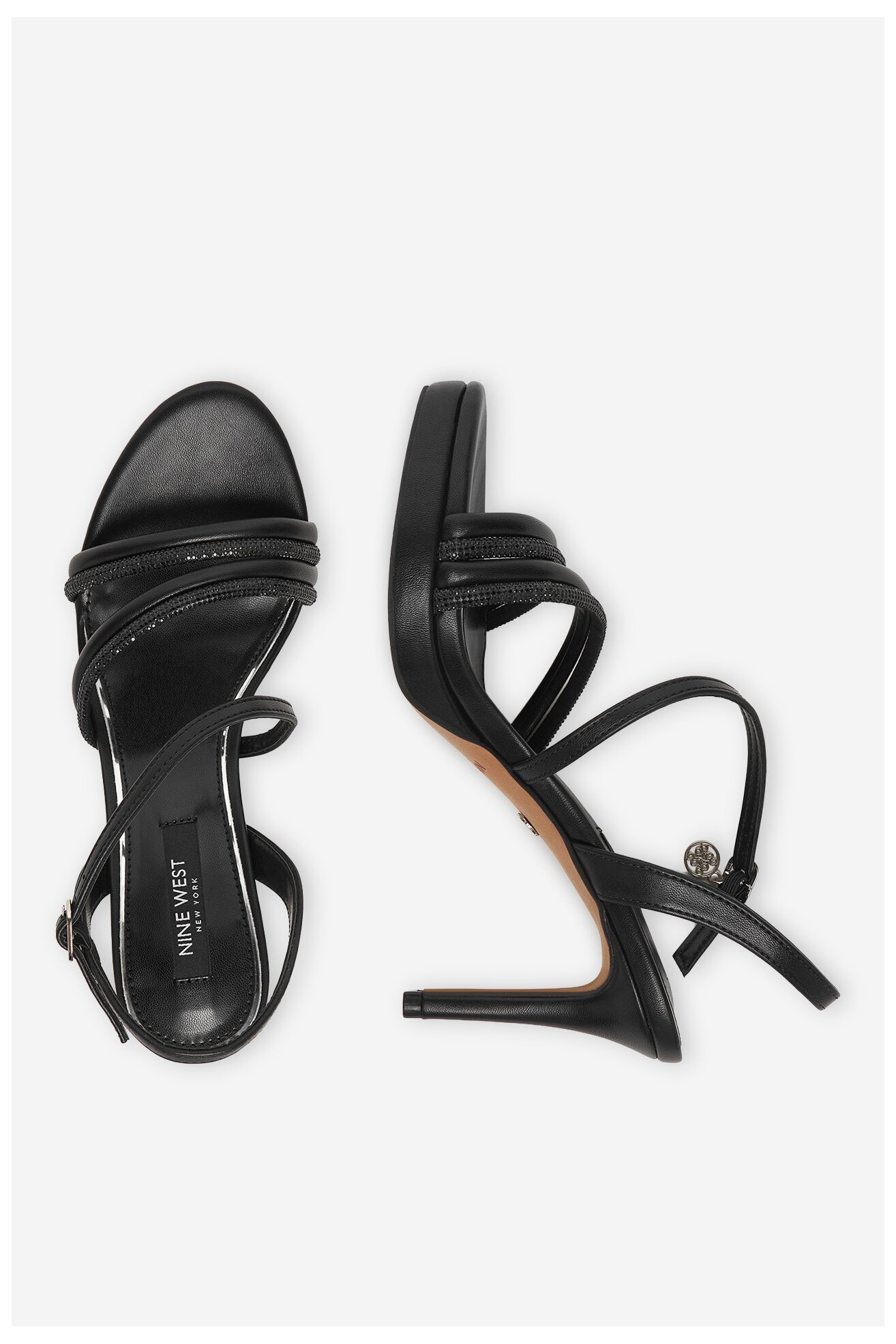 Sandały NINE WEST CEO-25120-2508 Czarny