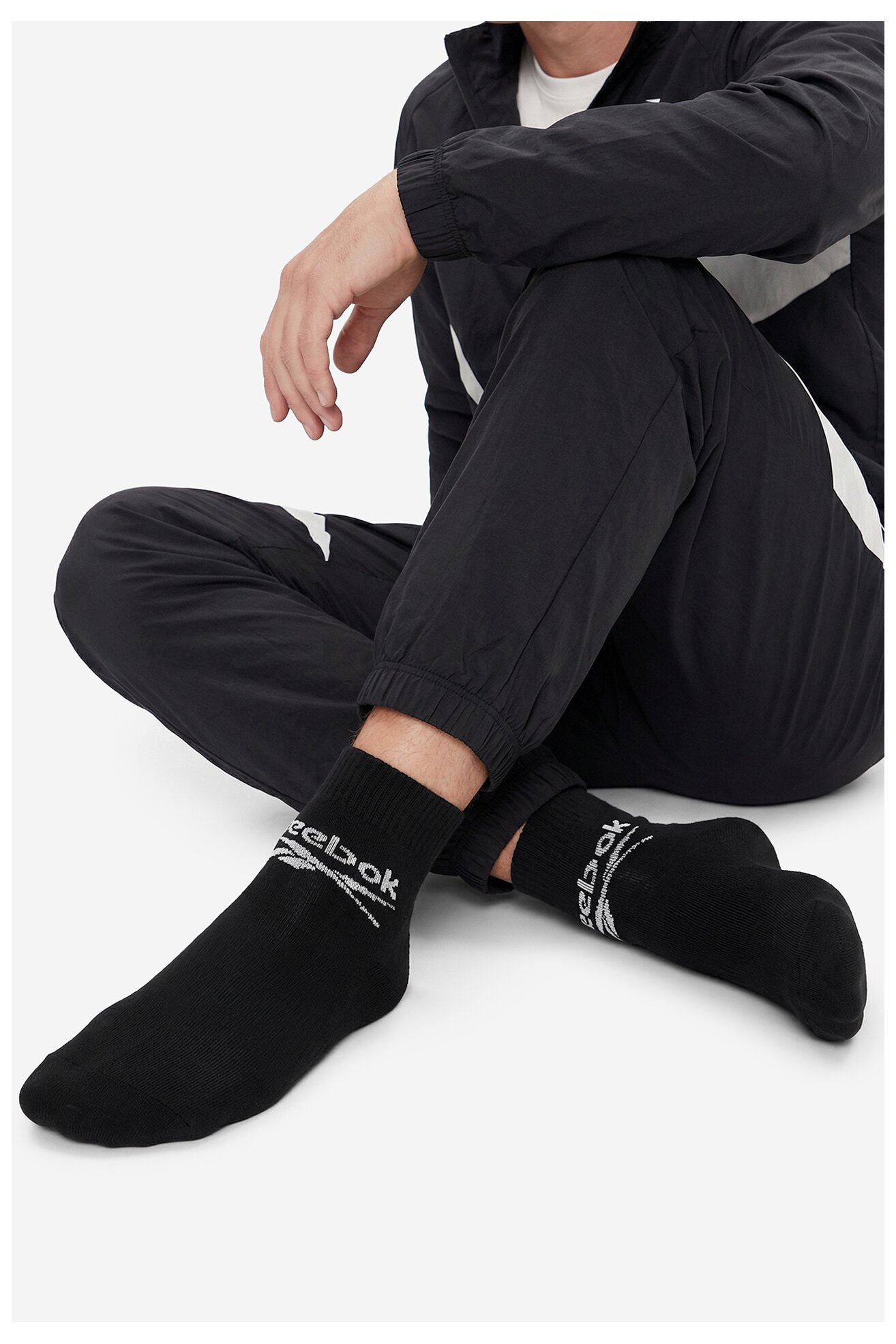 Zokni Reebok R0429-SS24 (3-PACK) FEKETE