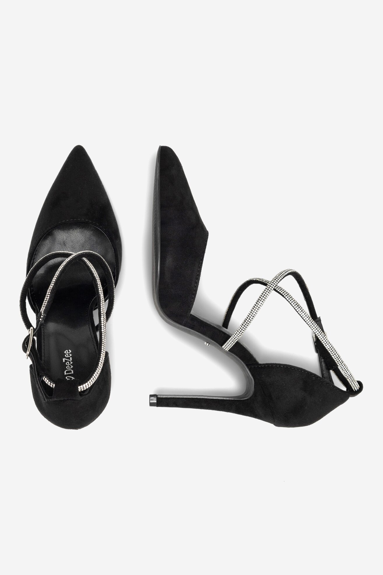 Czółenka DeeZee LARISSA KL-HH4785-62 Czarny