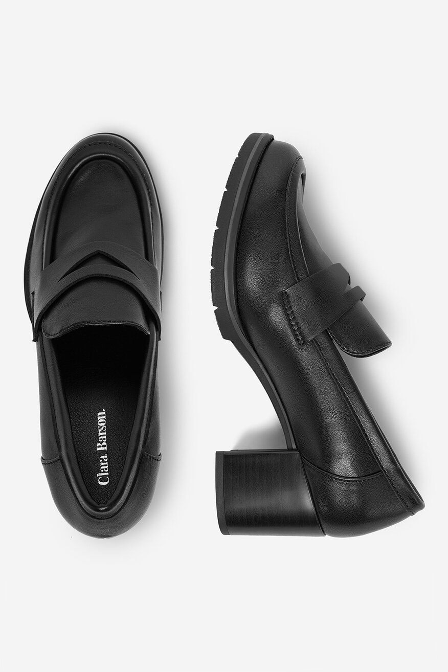 Clara Barson - Loafersy na obcasie - 5906751353332