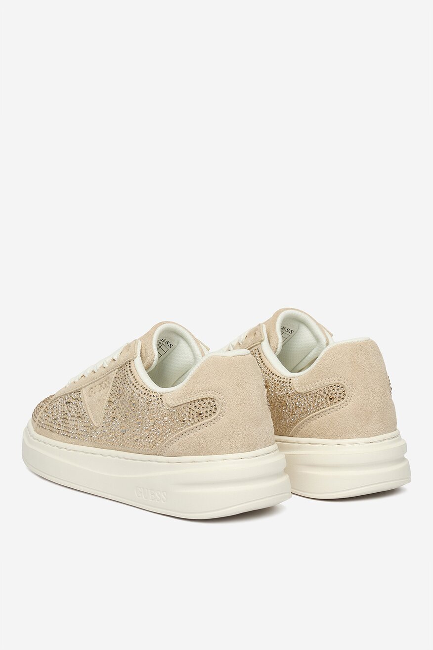 
                GUESS - Sneakersy skórzane - 5906751888285