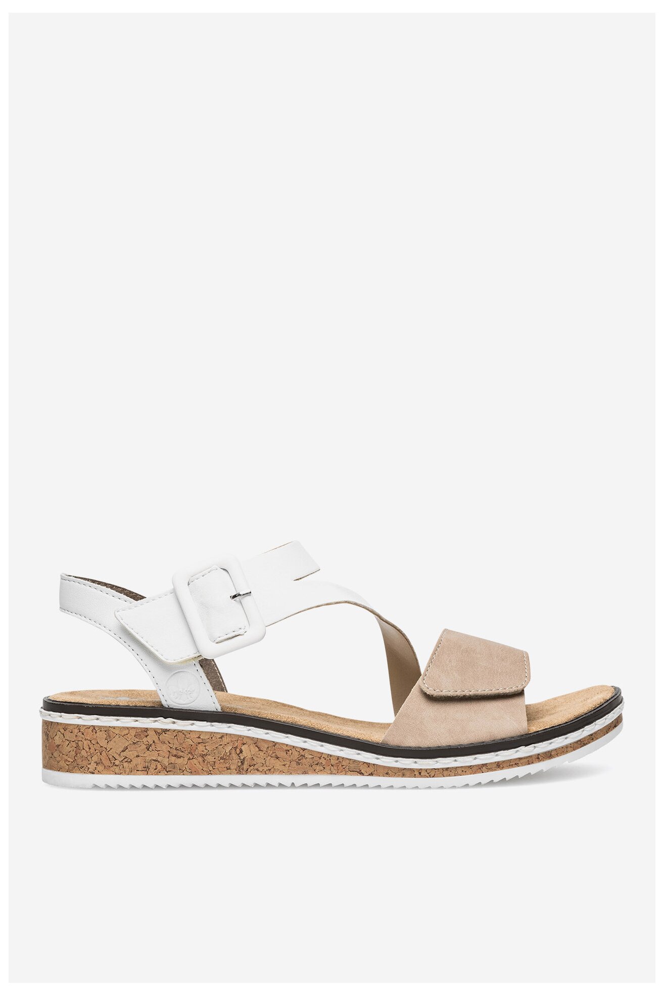 Sandały Rieker V3660-60 Beżowy