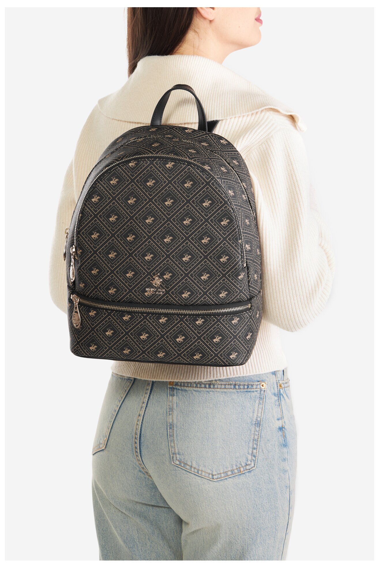 Plecak Beverly Hills Polo Club BHPC-S-002-07 Czarny