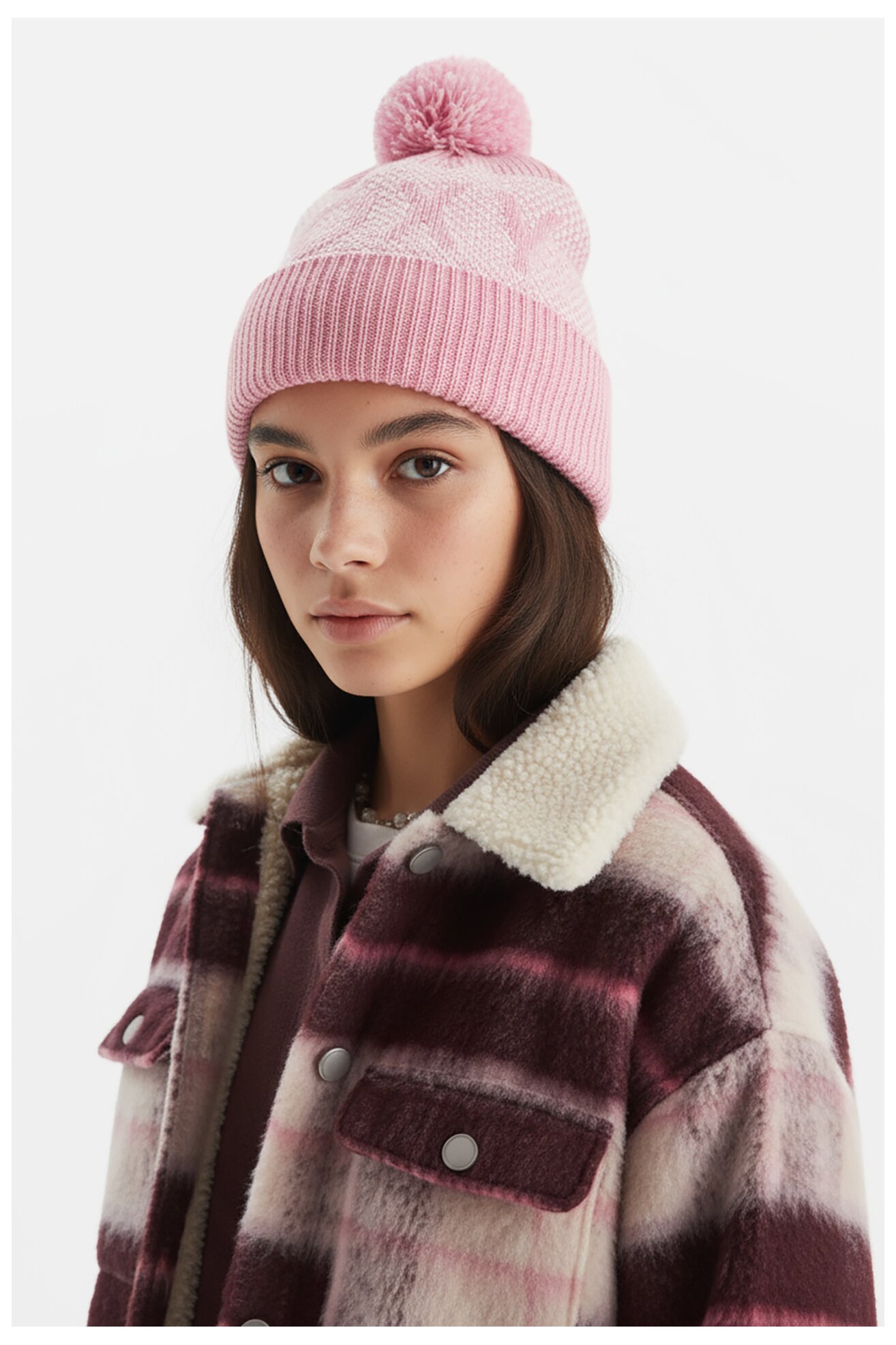 Női sapka ROXY CEO-RX-W3-001-AW25 RÓZSASZÍN