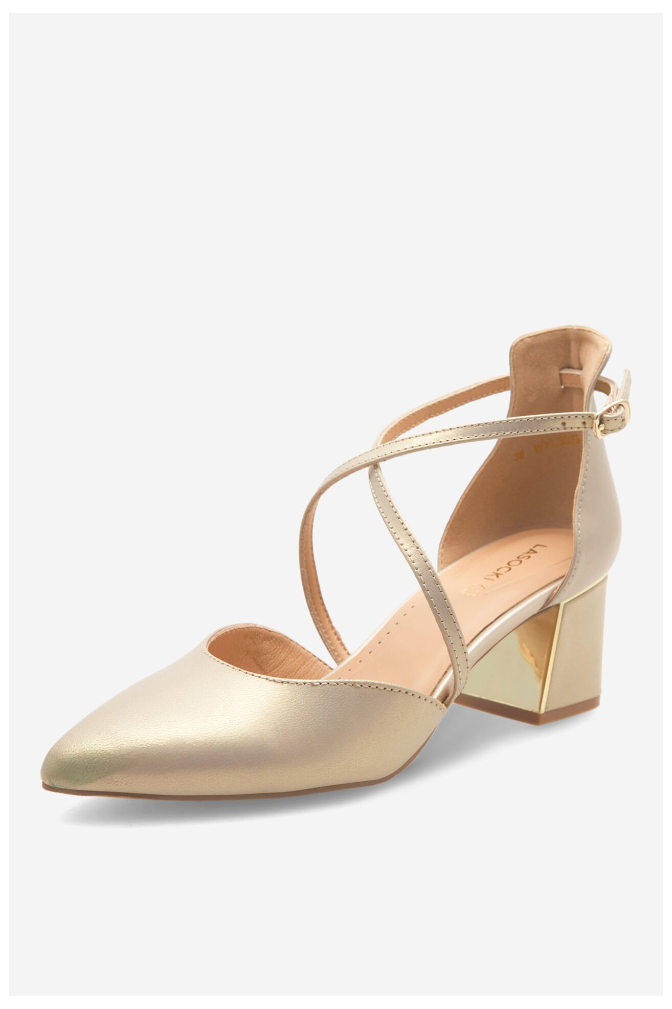 Czółenka Lasocki WYL3022-14Z Złoty