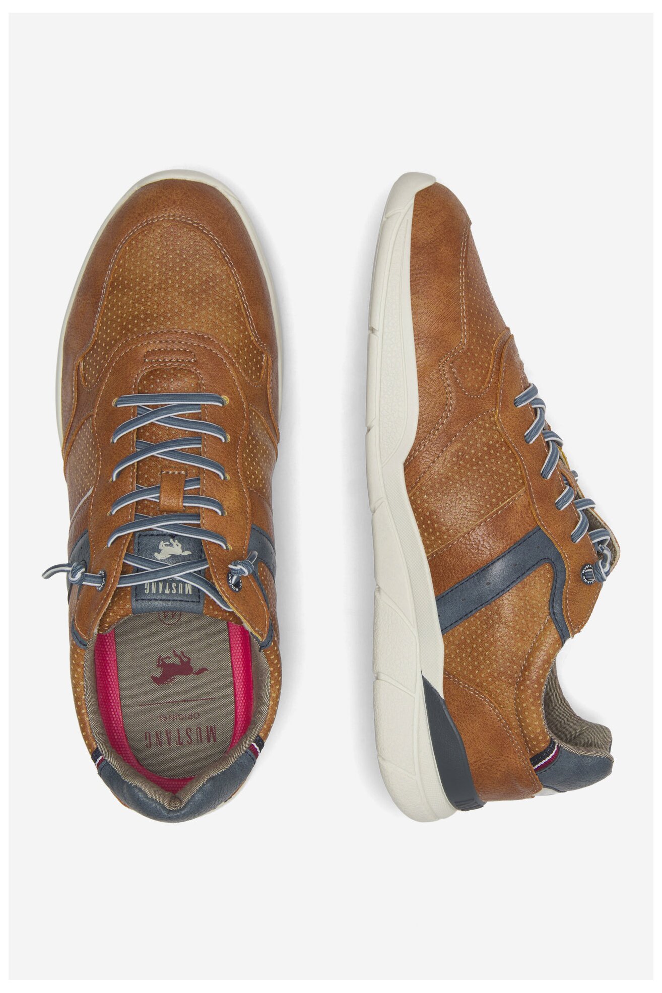 Półbuty Mustang 4138-310 Brązowy